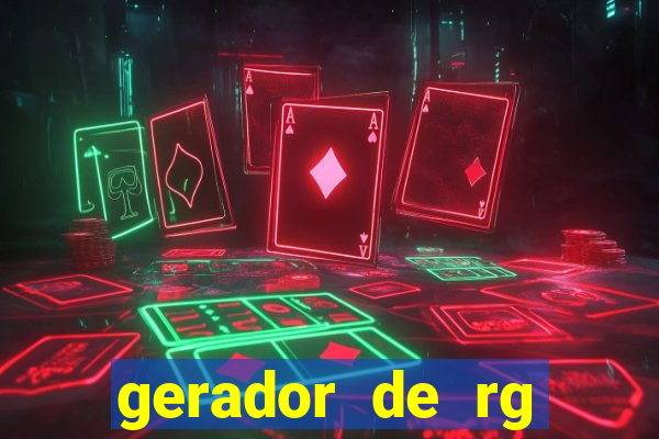 gerador de rg frente e verso